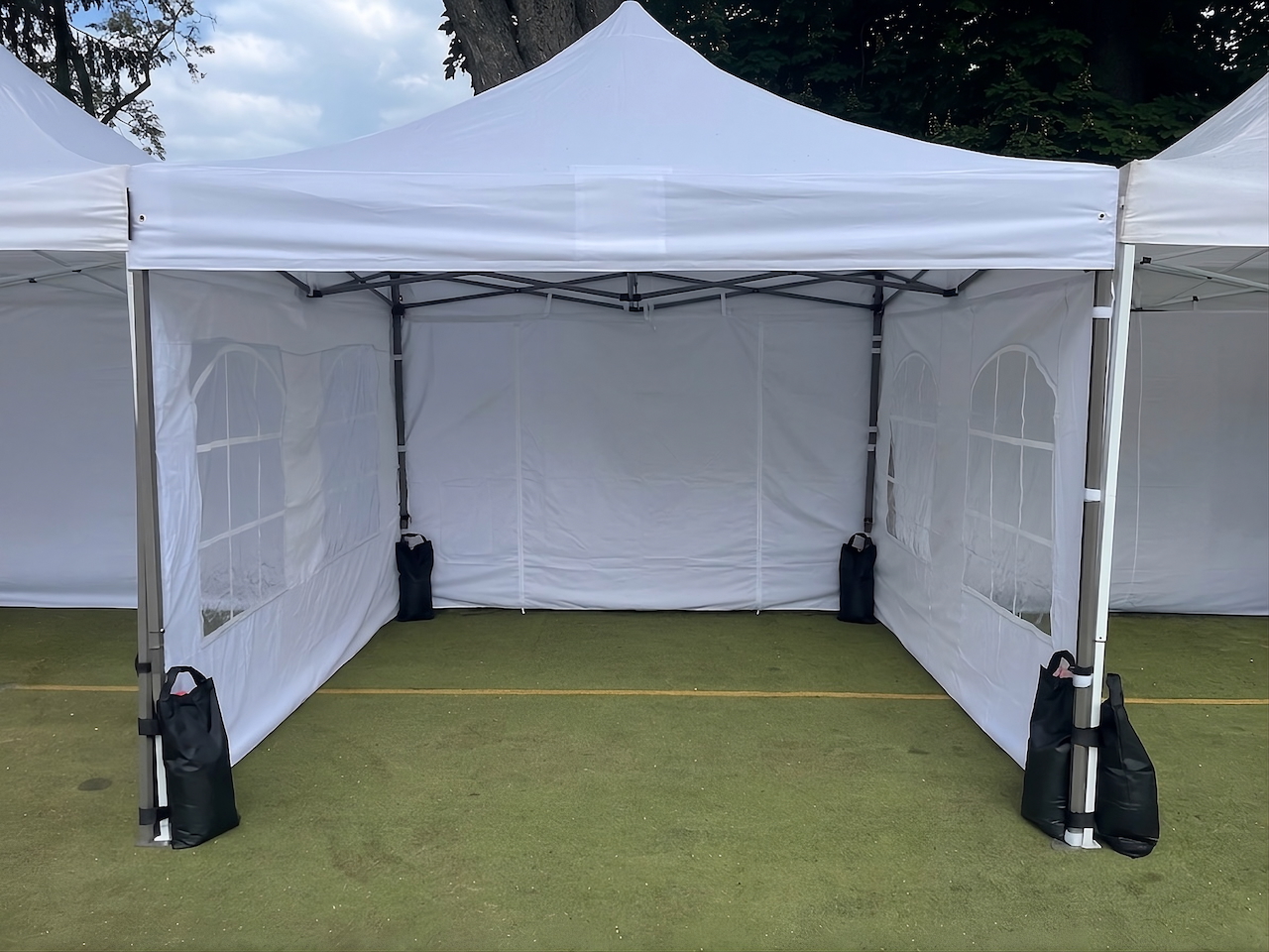 namiot 3x3 ekspresowy Namiot ekspresowy 3x3 m - biały - obrazek 1